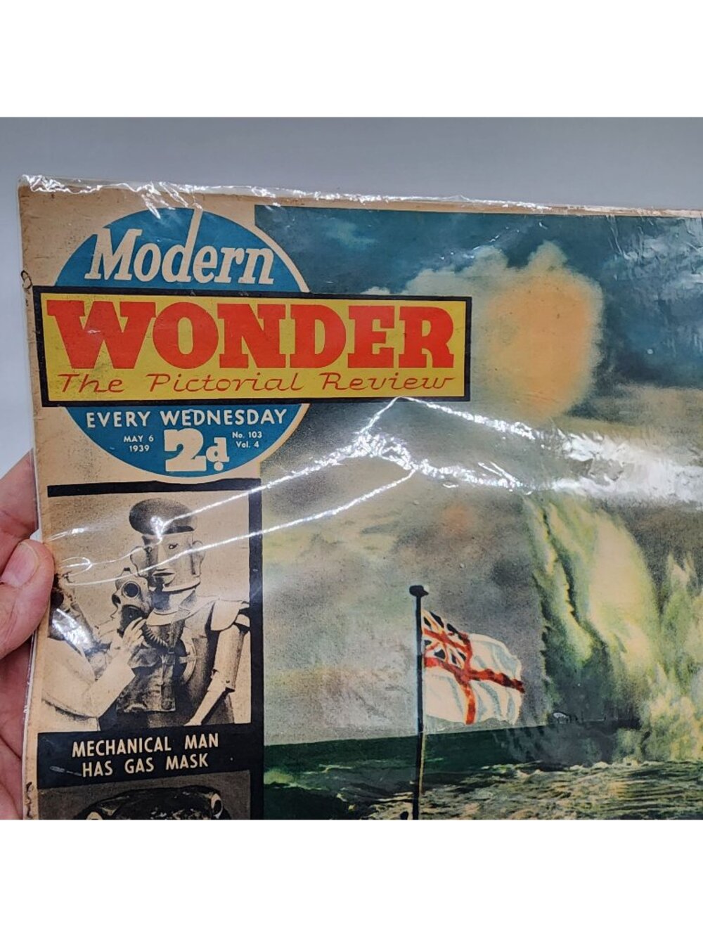 May 6 1939 Issue Modern Wonder The Pictorial Review  No 103 Mechanical Man Robot